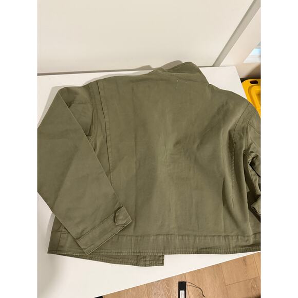 $220 New Edwin Lennox Cargo Jacket - Surplus Green - XS - Picture 9 of 9
